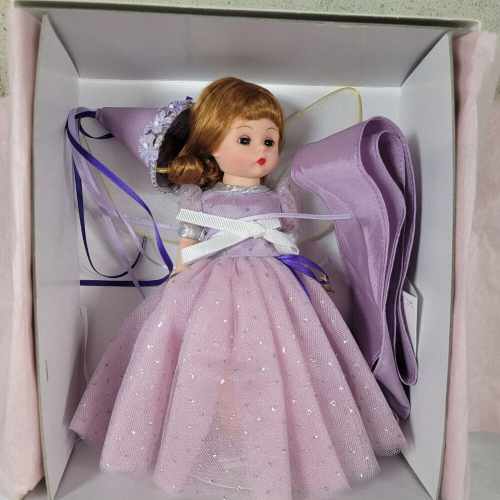 MADAME ALEXANDER 8" DOLL FAIRY OF SONG 40250 rare purple sparkle 2006